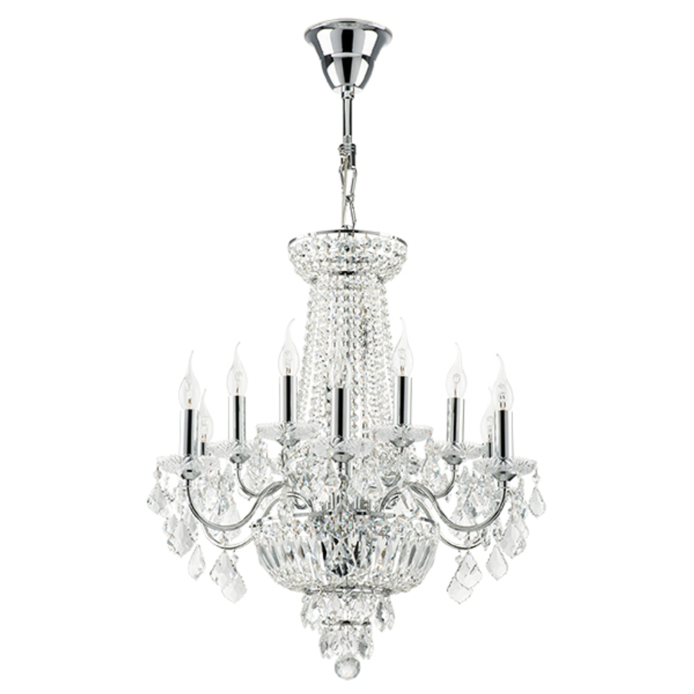 700164 Люстра подвесная CLASSIC 16х60W E14 ХРОМ