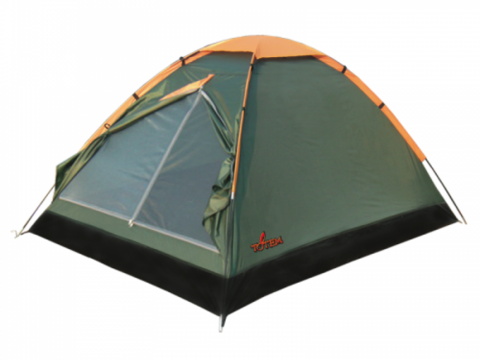 Туристическая палатка Totem Summer 2  (V2) (зеленый) TTT-019