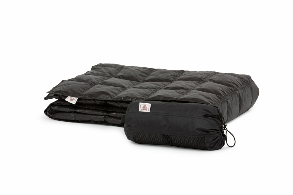 Плед дорожный пуховый 140х200 German Grass Travel Plaid черный