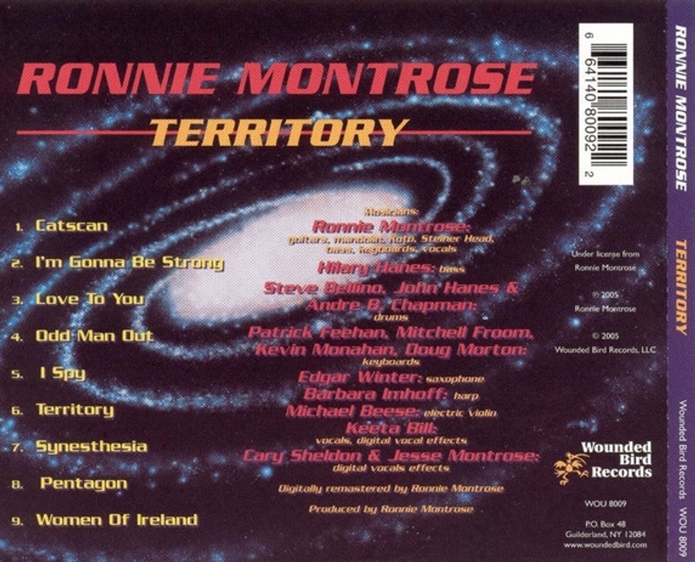 Ronnie Montrose / Territory (CD)