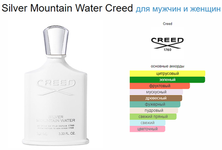 Creed Silver Mountain Water 100ml edp (duty free парфюмерия)