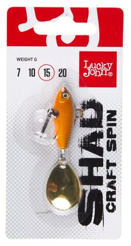 Тейл-спиннер Lucky John SHAD CRAFT SPIN 15.0г  016 в блистере