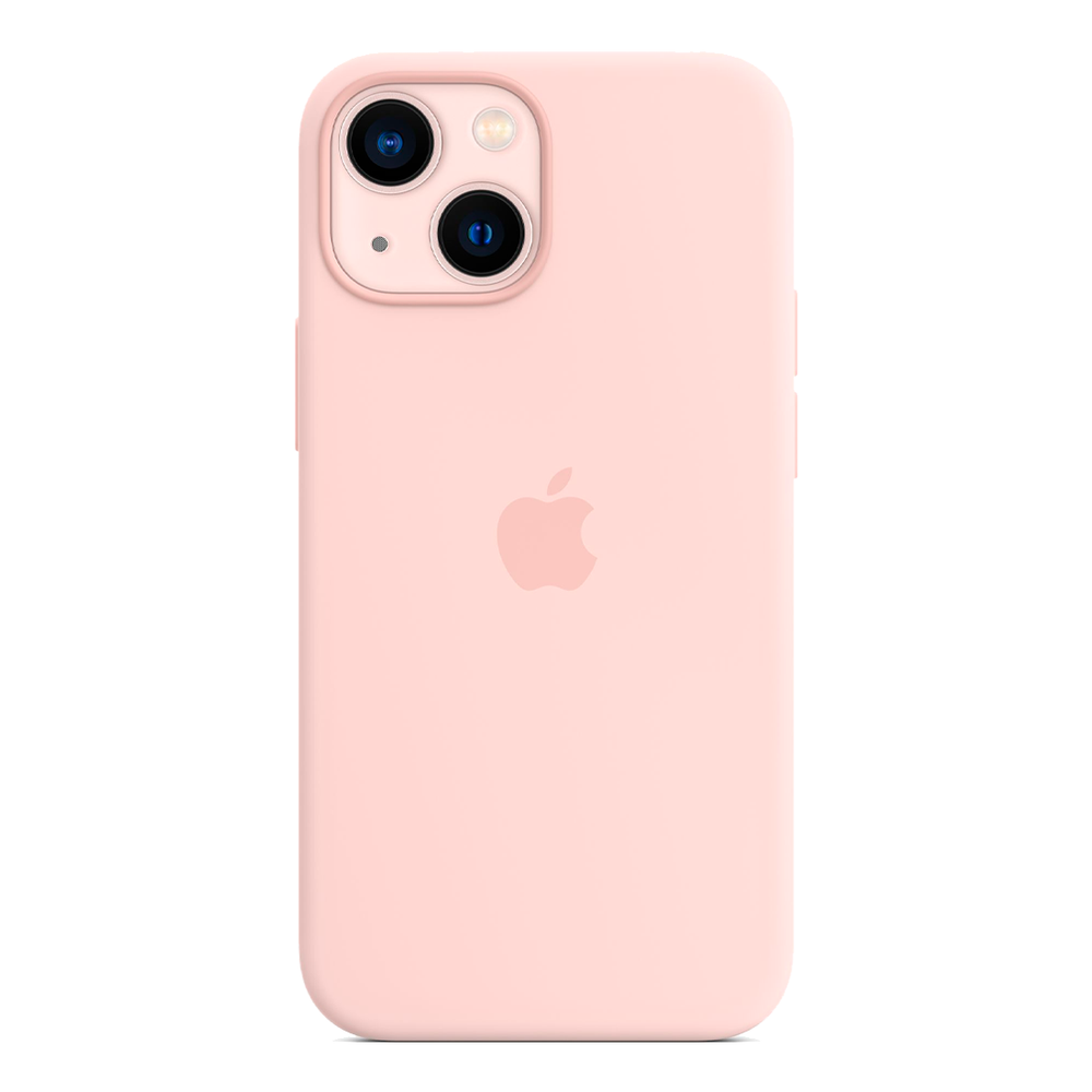 Силиконовый чехол с поддержкой MagSafe Apple Silicone Case для iPhone 13 mini, Chalk Pink (Розовый мел)