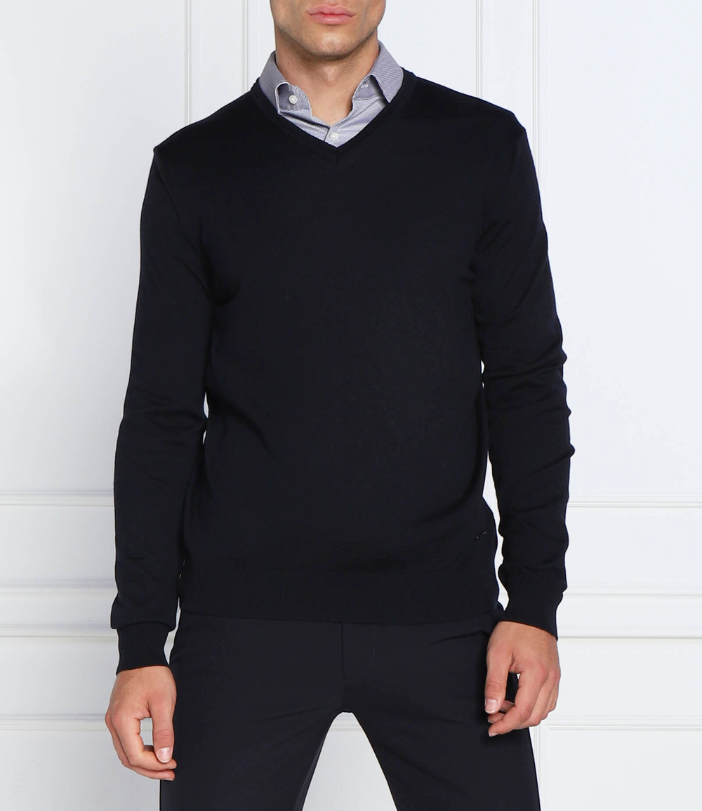 Хлопковый свитер 17 jk-02damien Joop! - темно-синий(30033517)