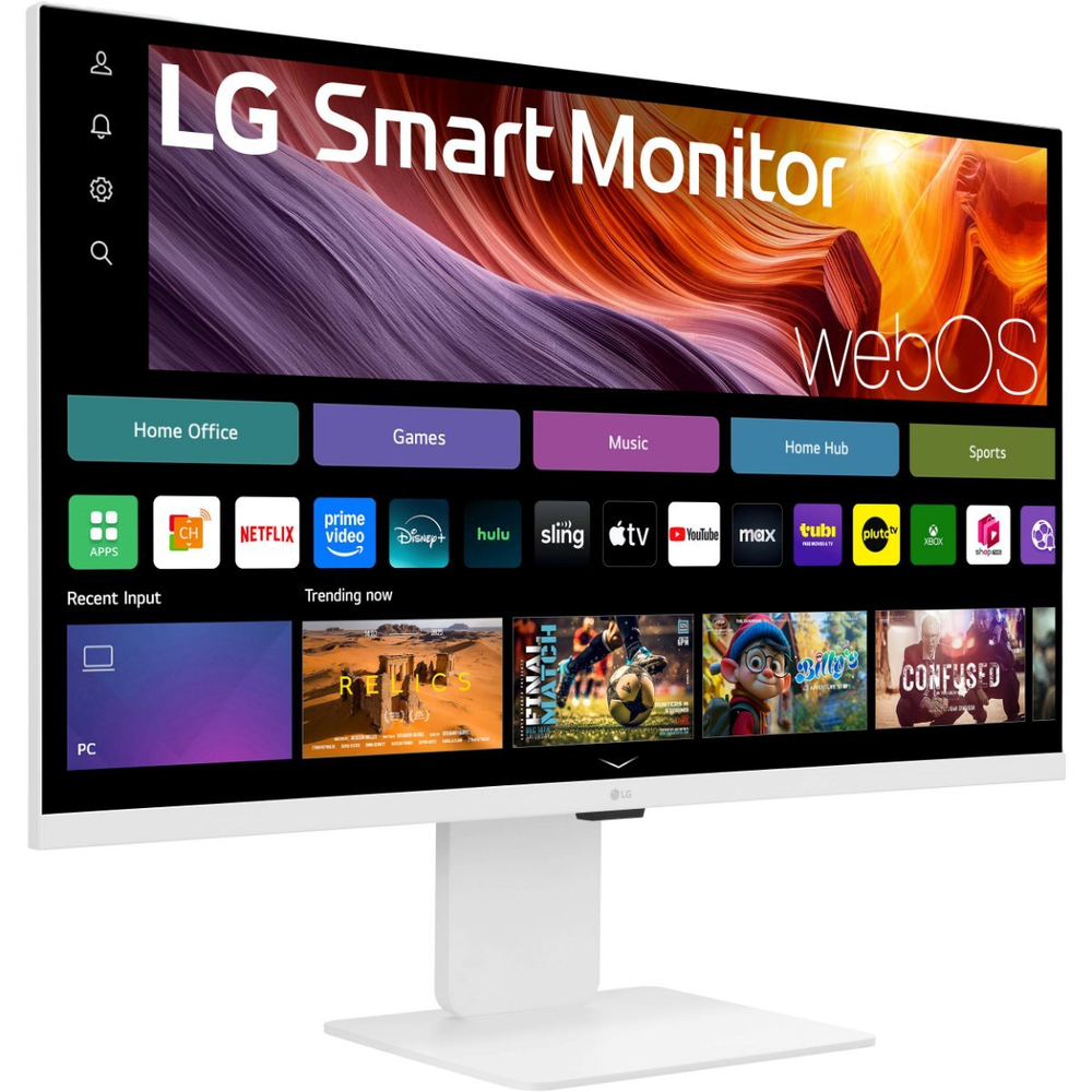 Монитор LG 31.5" 32U850SA-W Smart, белый, IPS LED, 16:9 3840x2160 60Hz, 4K, Webcam, webOS