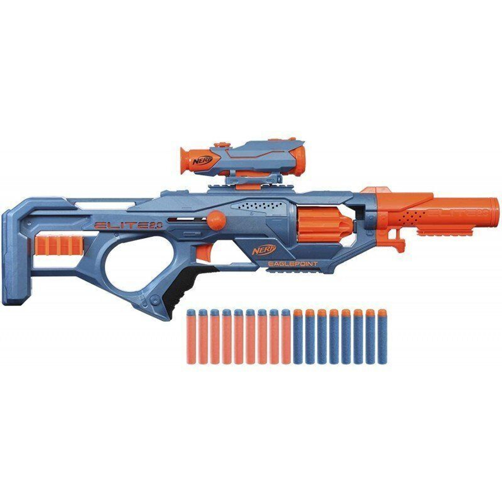 Игрушечное оружие HASBRO Nerf Elite 2.0 Eaglepoint RD-8 - Бластер Нёрф Элит  2.0 Иглпоинт рд-8 - Нерф F0423 купить в Москве | Доставка по России.