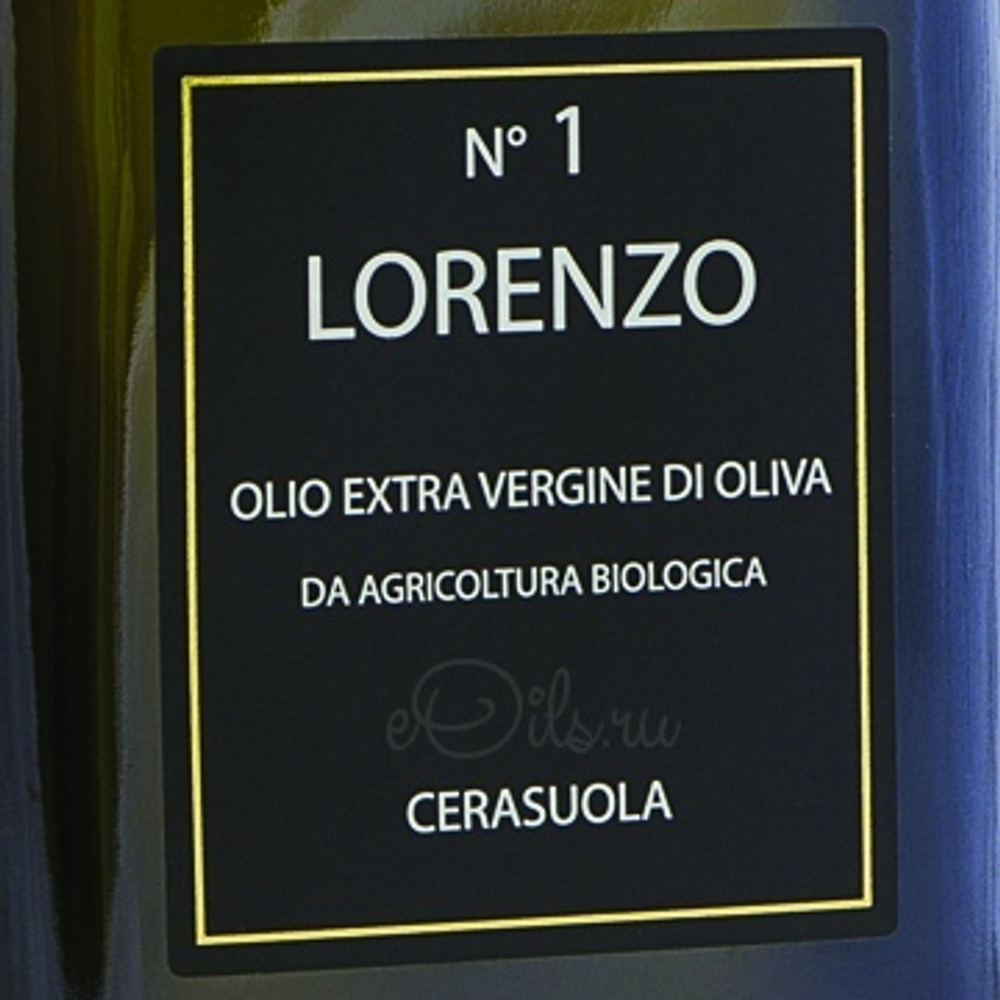 Оливковое масло BARBERA Lorenzo №1 ORGANIC (Bio), D.O.P. "Valli Trapanesi" Extra Virgin. 500 мл, Италия, Сицилия