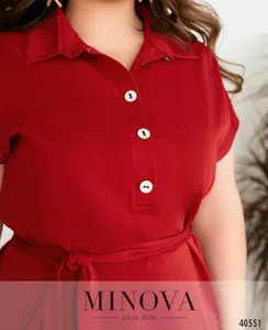 Платье 273-красный Minova