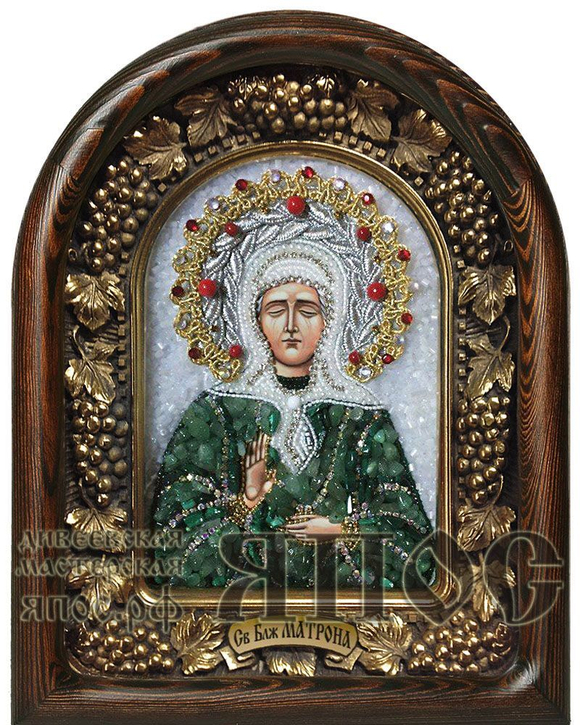 Икона Святая блаженная Матрона Московская бисер