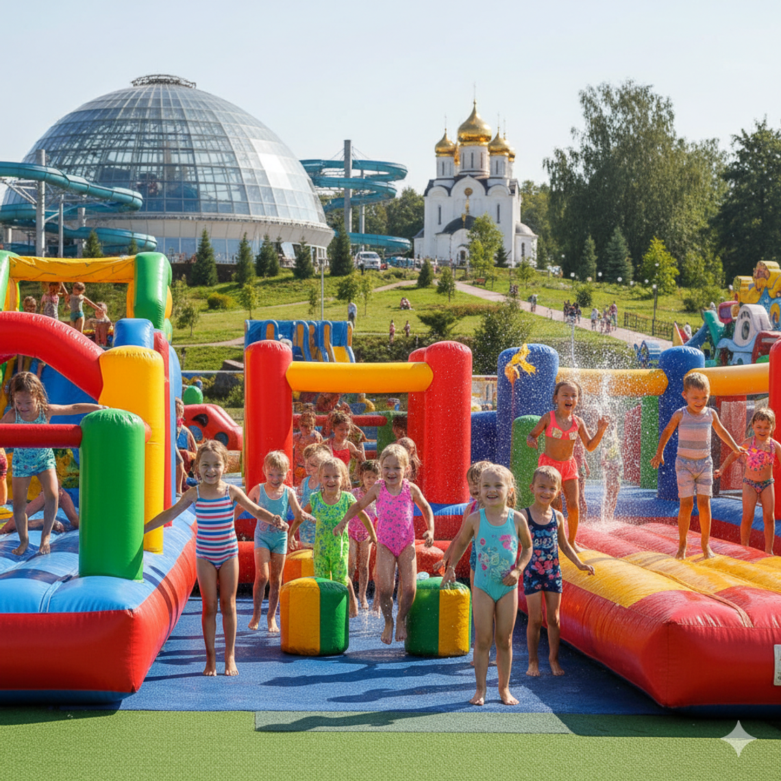 Батут купить в Мытищах – надувные аттракционы БатутМастер