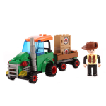 Конструктор блочный Аусини Ферма 103дет., коробка 28401