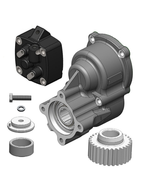 Коробка отбора мощности ISO для КПП Fast Gear 12JS,16JS 500 Нм 06000300171