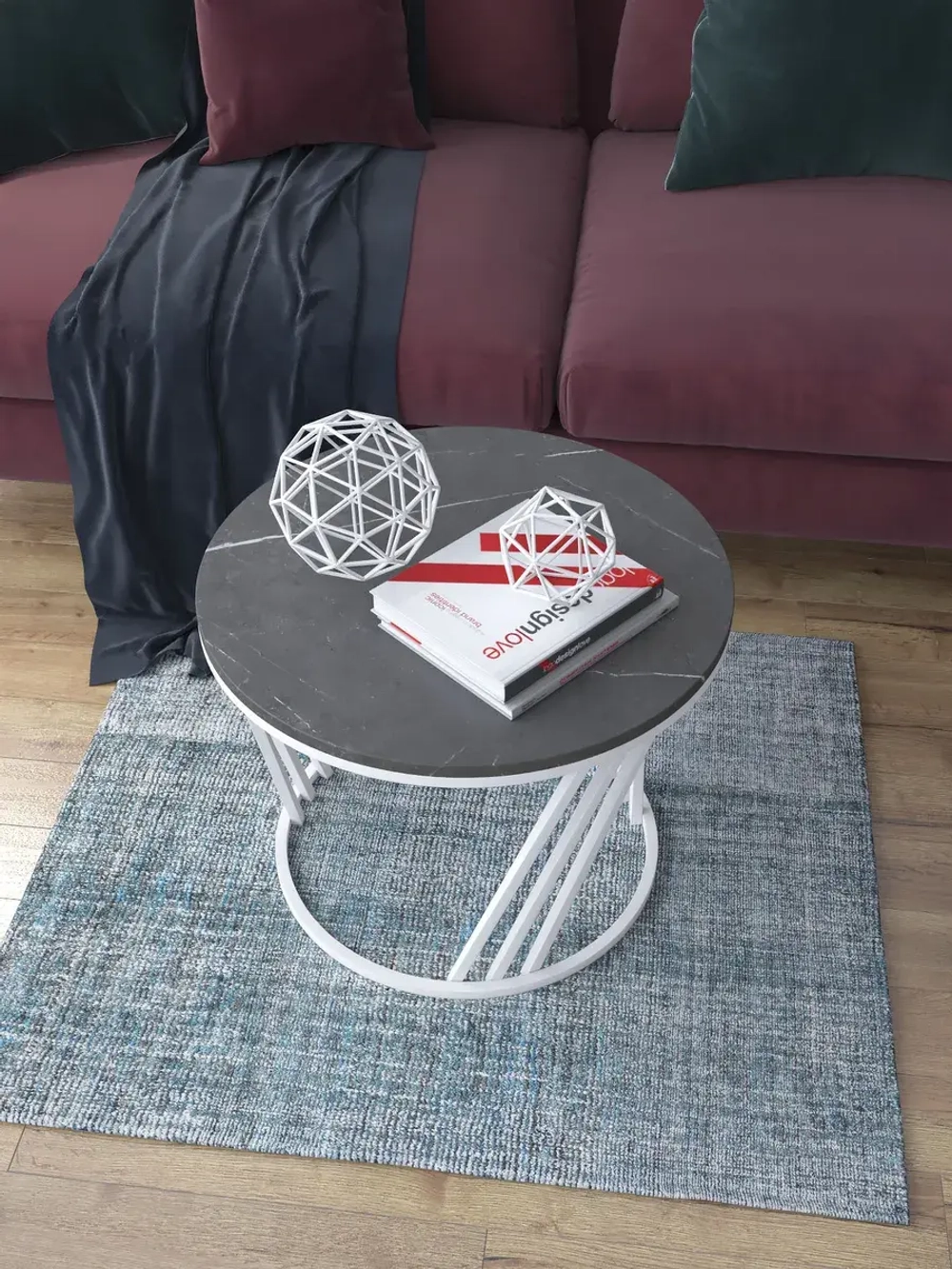 Журнальный стол Адидас - БЧ - МДФ в ПВХ