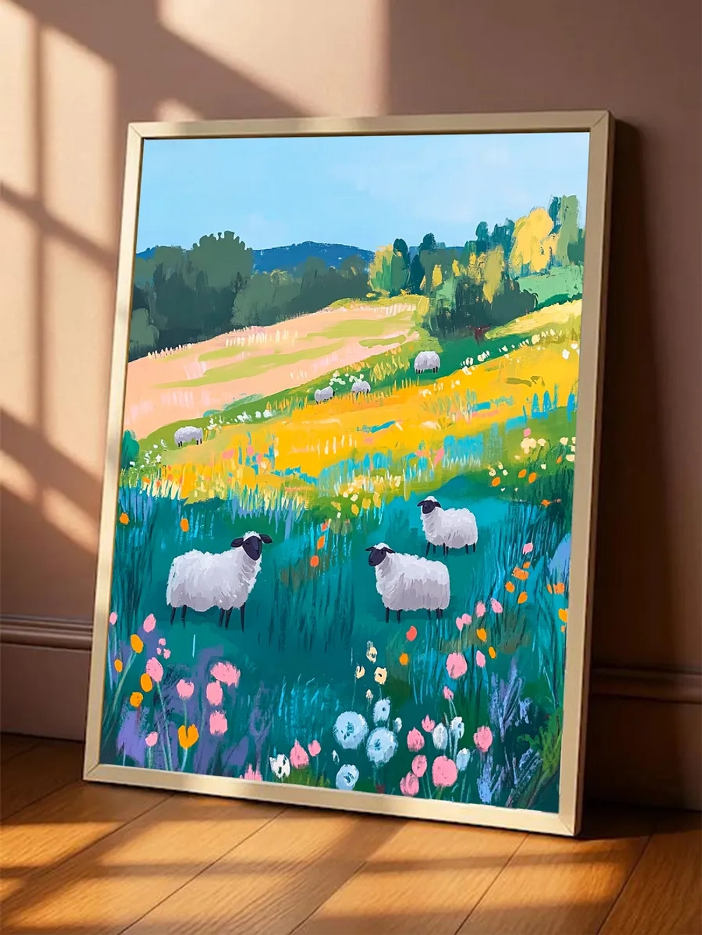 Постер весенний 50х70 см пасха