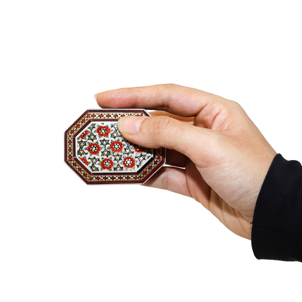 Шкатулка Хатам Кари 622 (khatam-kari) сувенир из Ирана в технике хатамкари