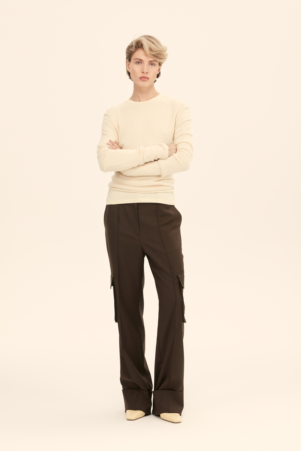 Брюки карго (Classy & Sassy), шоколадные