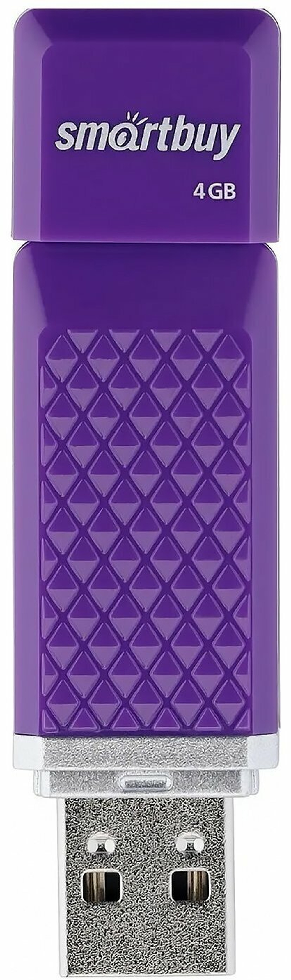 USB флеш накопитель 4 Gb SmartBuy Quartz (SB4GBQZ-V), фиолетовый