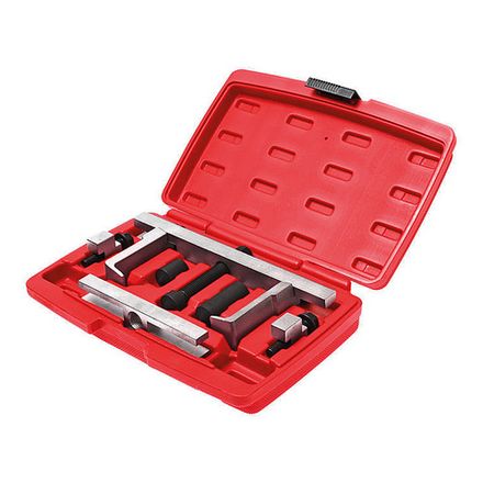 Цена на МАСТАК (103-20006C) Съемник шкивов, 25-100 мм, кейс, 6 предметов