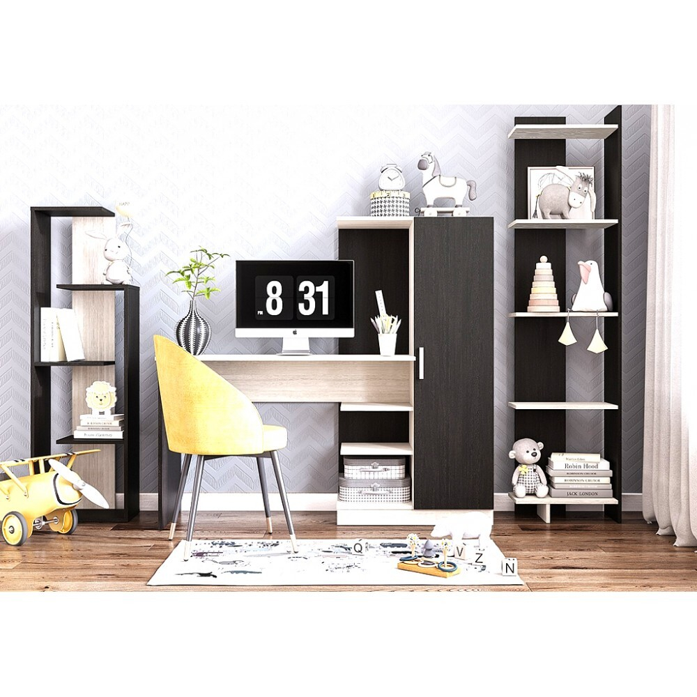 Стол компьютерный Бейсик, венге/лоредо