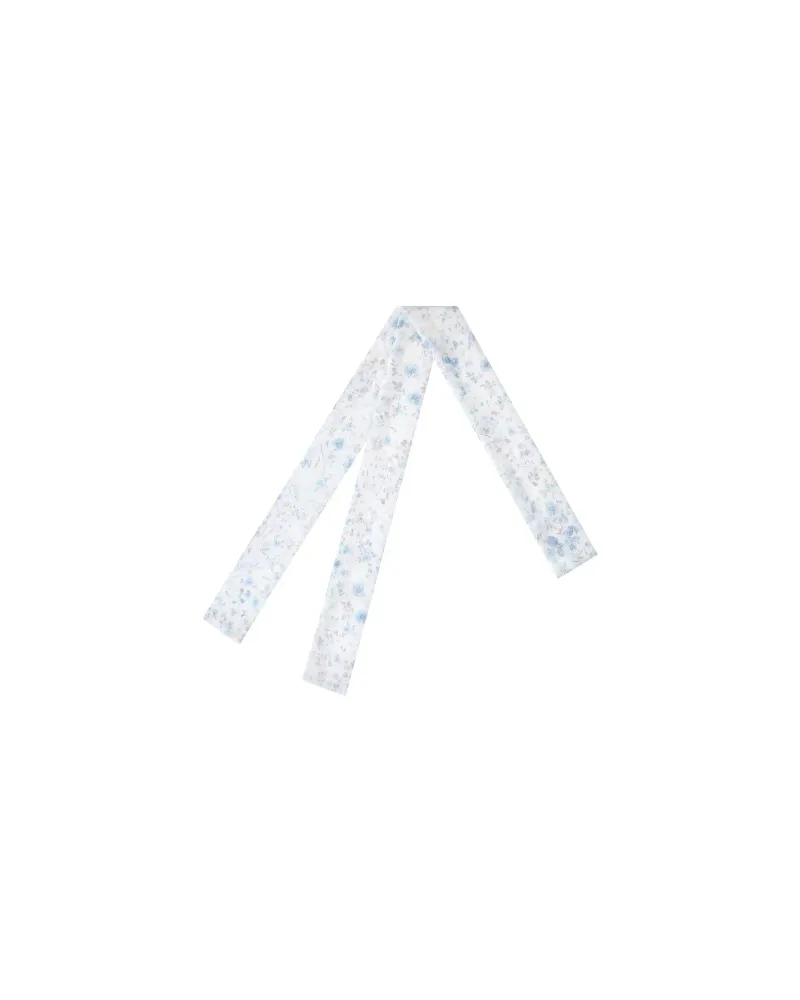 Луана (Luana), лента из молочного шифона с цветочным принтом
