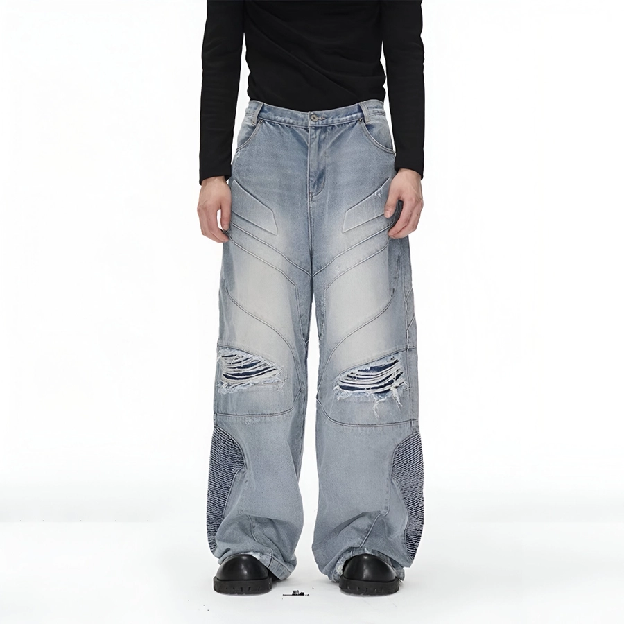 Джинсы BLIND "Aged Effect" Distressed Jeans