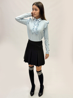 Блузка трикотажная школьная для девочки 7-14 лет