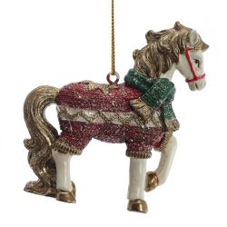 GAEM Фигурка декоративная подвесная "Лошадка", L7 W2,5 H8 см
