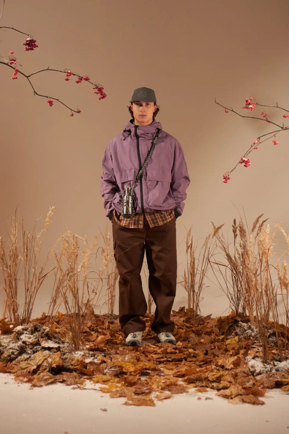 Кепка Called a Garment Hikercore Nylon серая