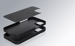 Твердый чехол с мягким шелковистым покрытием от Nillkin для iPhone 14 Pro, серия CamShield Silky Silicone Case с защитной шторкой для камеры