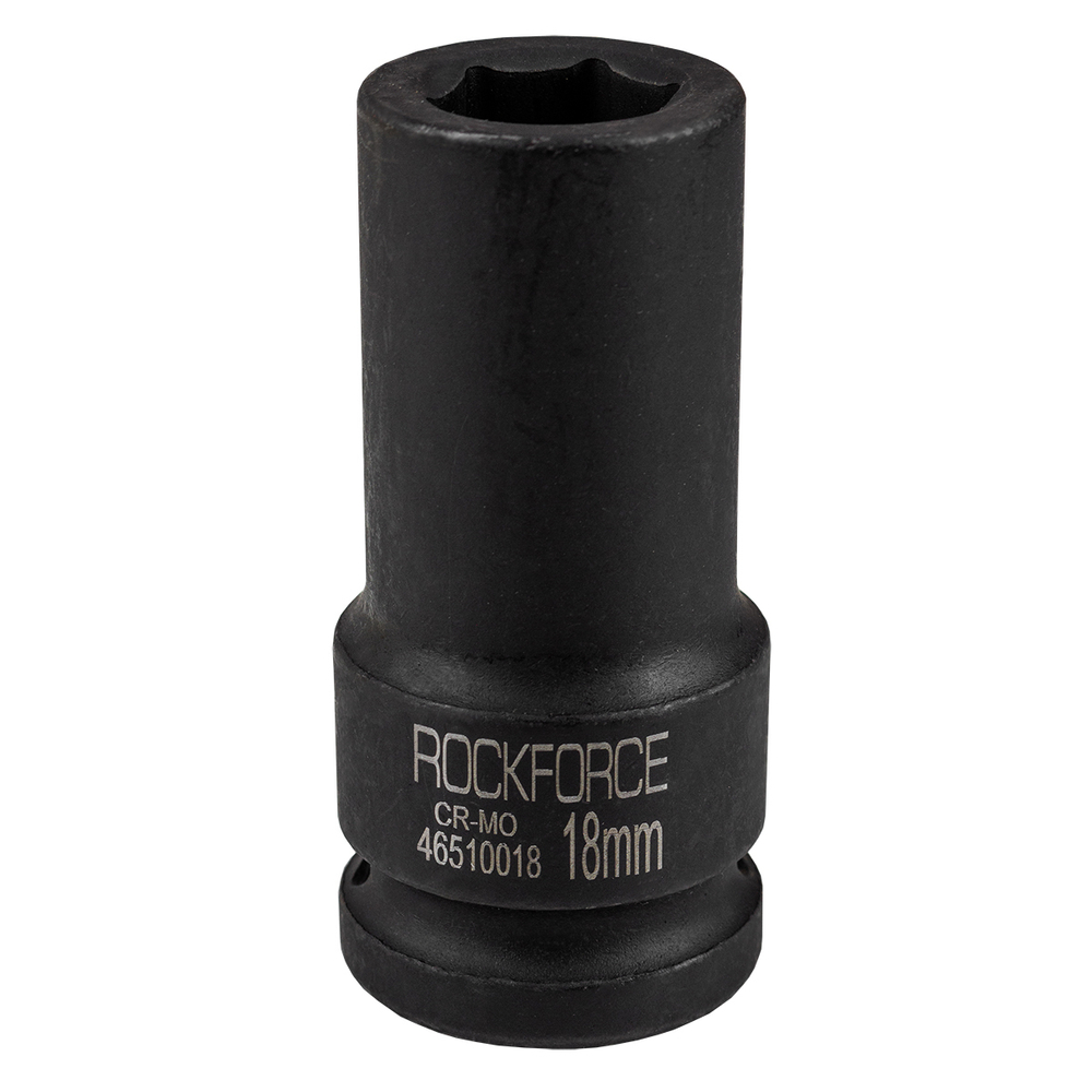 Головка ударная глубокая 3/4'', 18мм (6гр.) RockForce RF-46510018