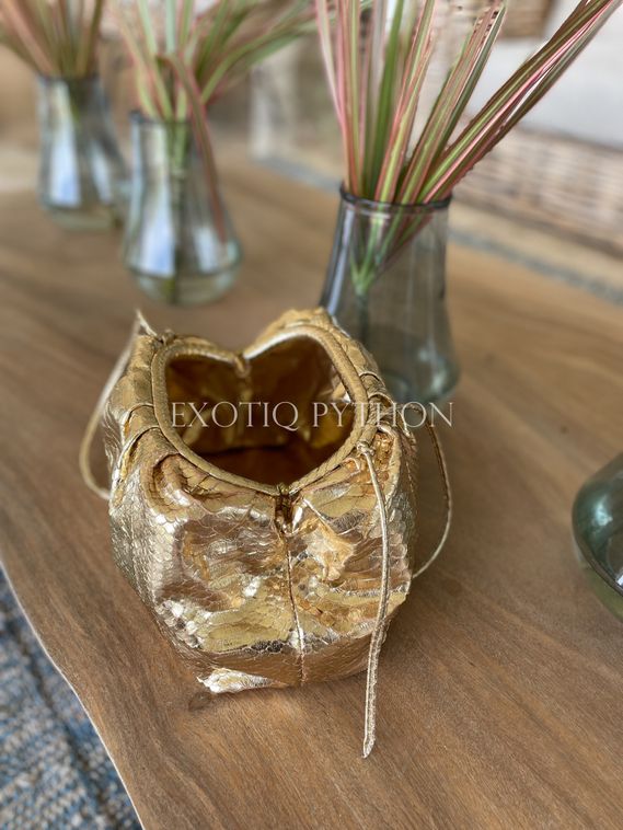 Клатч из кожи питона BG-452