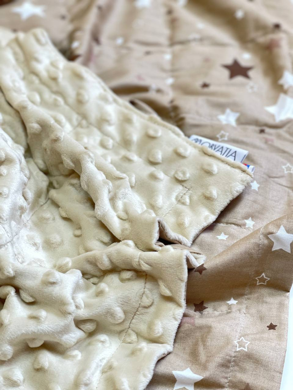 Утяжеленное одеяло-плед Obyatia со стеклянными микросферами 140х200 / 8кг