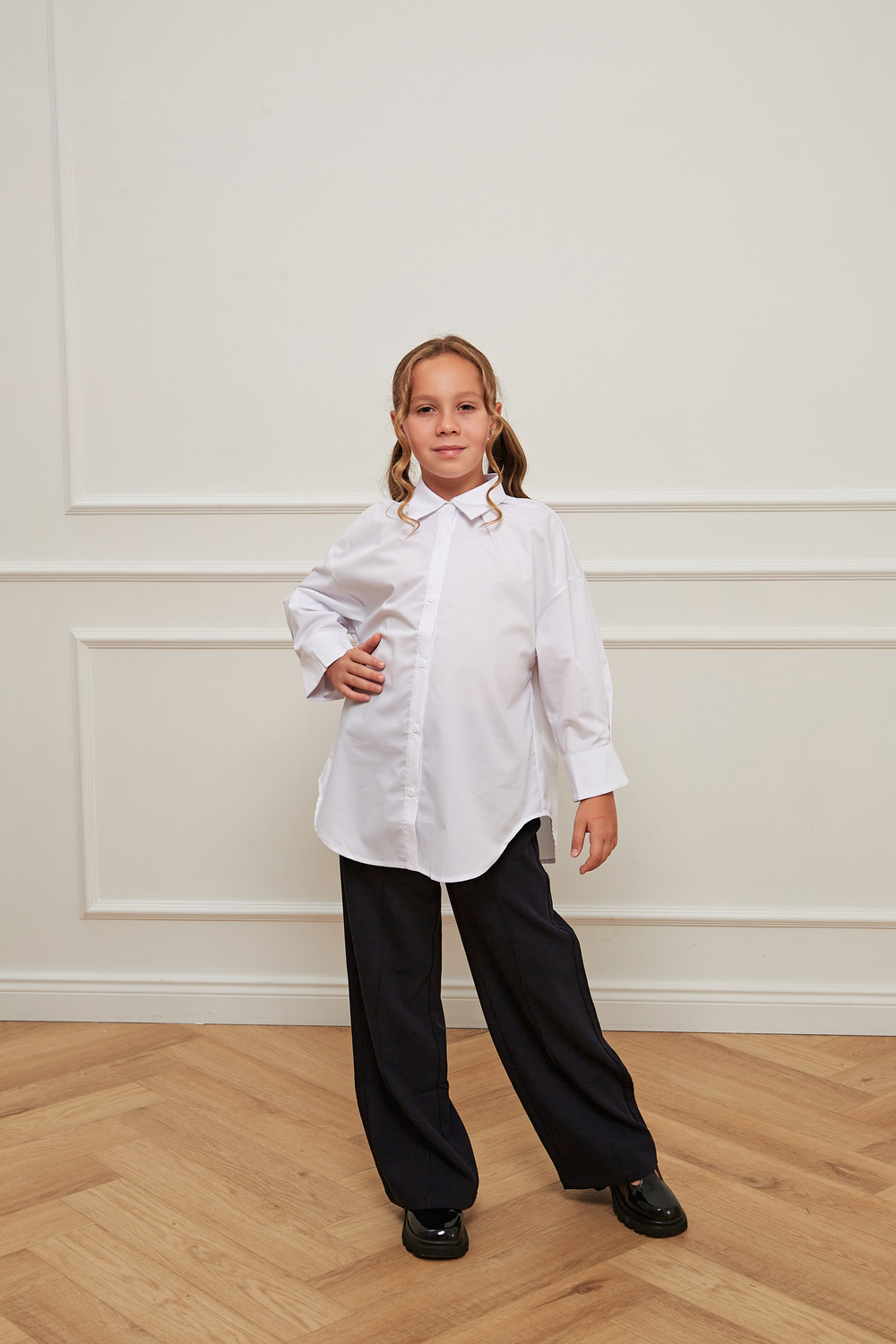 Блуза дл/р швейн. д/д DELORAS 63837C