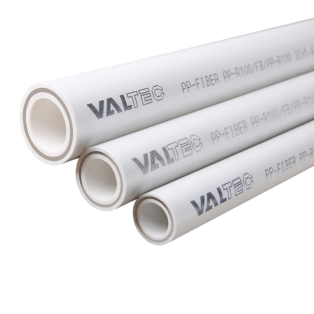 Труба 32*5,4 PN25 (арм. стекловолокно) FIBER SDR 6 VALTEC БЕЛЫЙ