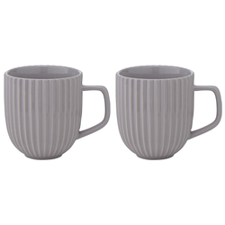 Набор кружек 2шт 400мл Tkano Edge темно-серый