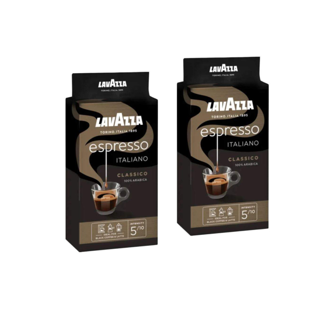 Кофе молотый LavAzza Caffe Espresso, 250 г в/у (Лавацца) х 2 шт