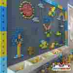 Интерактивная игровая стена «Мир фантазий», с мозаичными элементами
