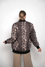 Бомбер "На стиле" в леопарде