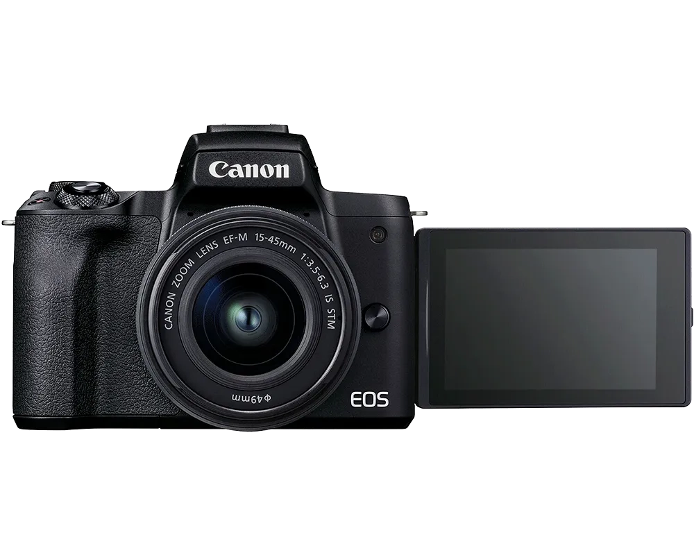 Беззеркальная камера Canon EOS M50 Mark II Kit EF-M 15-45mm f/3.5-6.3 IS STM. Черный