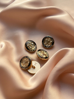 Пуговицы ЛВ Золото Эмаль 18 мм