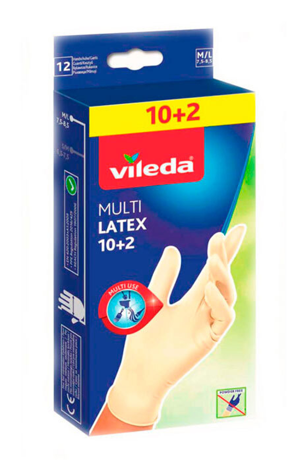 Перчатки Viledaт Мульти Латекс размер M\S 10+2 .