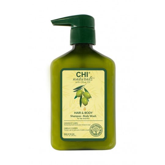 CHI Olive Naturals Шампунь для волос и тела, 340 мл