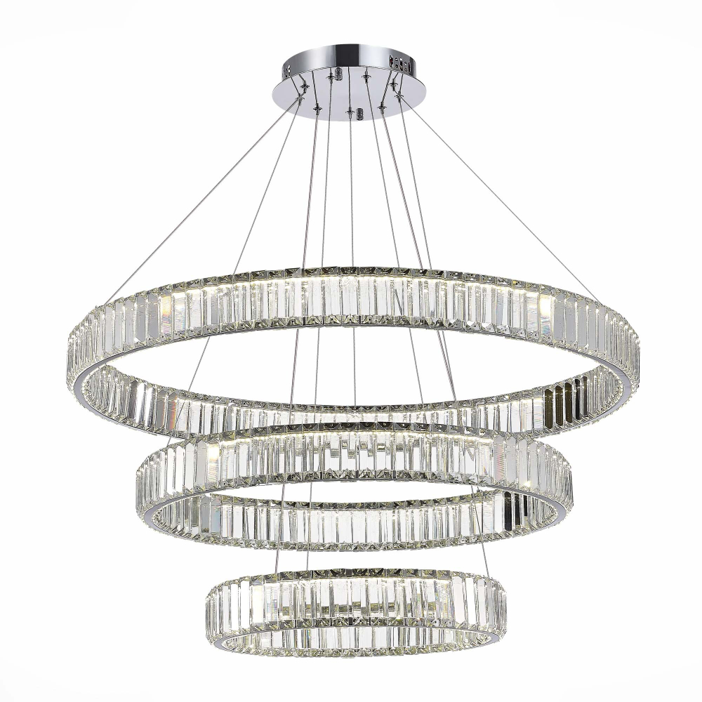 SL1622.103.03 Люстра подвесная ST-Luce Хром/Прозрачный LED 1*122W 4000K