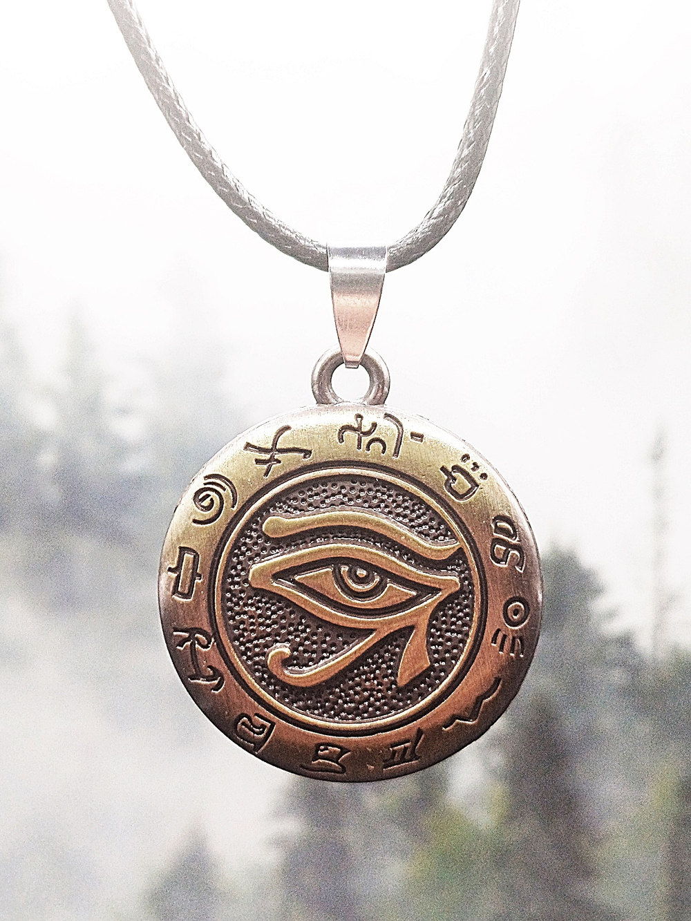 Кулон Глаз Гора. Бронзового цвета