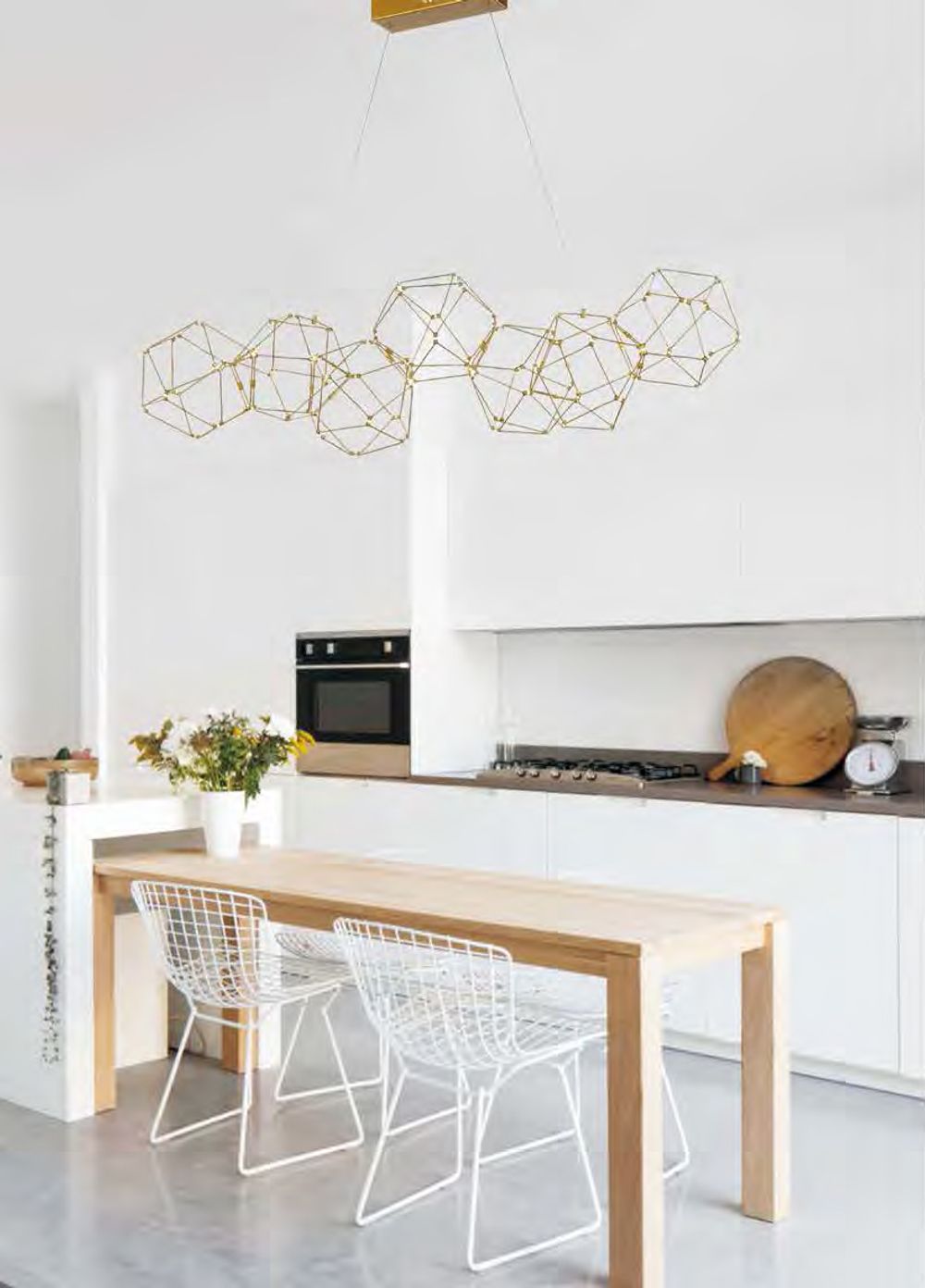 Люстра Lucciola 7A matt gold