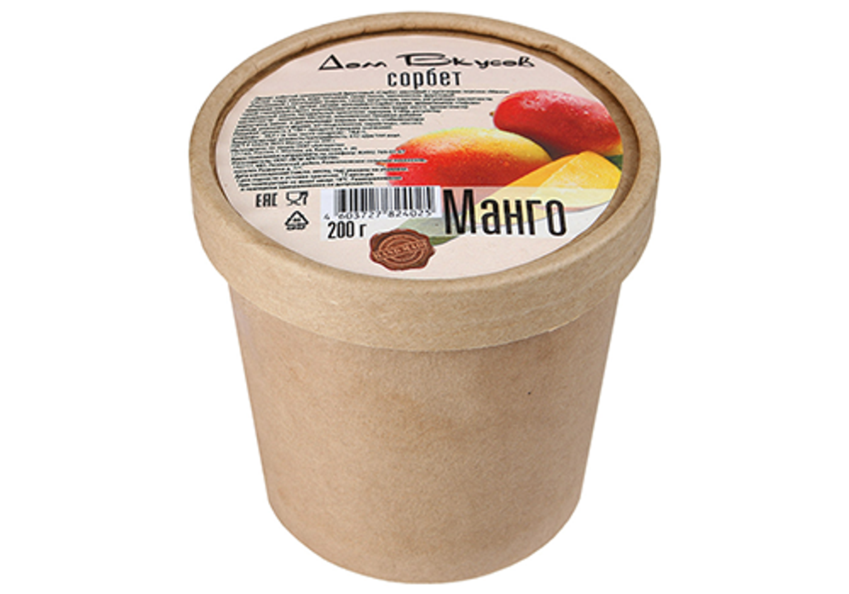 Сорбет манго "Дом вкусов", 200г