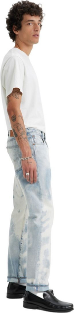 Джинсы Levis 501 Levi's Original Fit LIGHT INDIGO - WORN IN бело-голубые