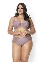 Бюстгальтер Zora на косточках с чашками на тонком поролоне (Размер: 80E) (Цвет: сиреневый)