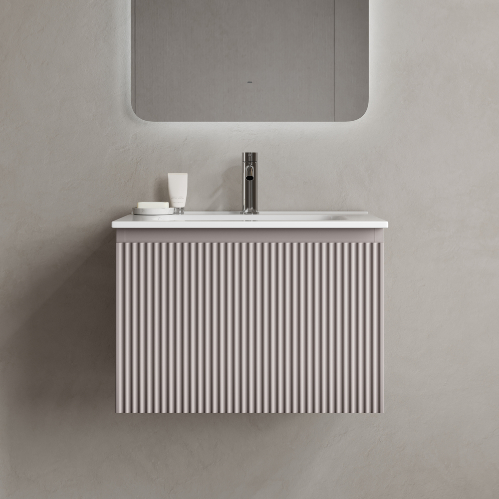 Тумба подвесная Sancos Snob R 1.0 с одним ящиком 590х445х406, Doha Soft, SNR1.060SM