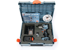 Гайковерт ударный аккумуляторный SENIX PDWX2-M7-EU, 1акб, зу